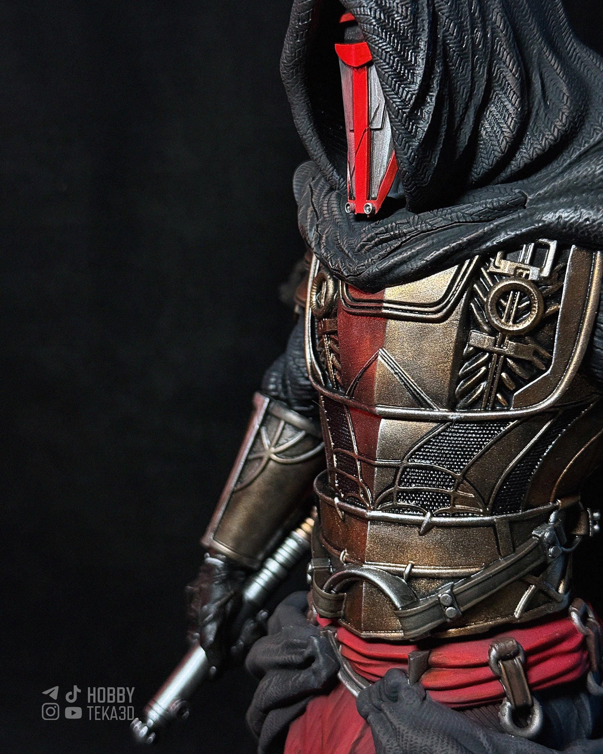3D Model – Handpainted Resin Figure, Action Figure, inspired by Star Wars – Redeemer
