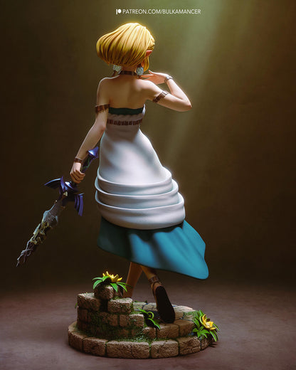 3D Model – Handpainted Display Figure, Action Figure, inspired by The Legend of Zelda – Princess