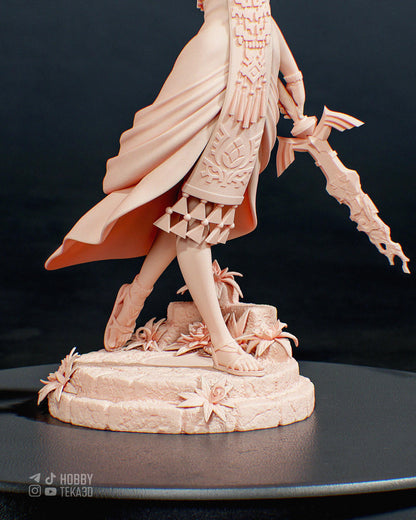 3D Model – DIY Paintable Statue, Action Figure, inspired by The Legend of Zelda – Sage