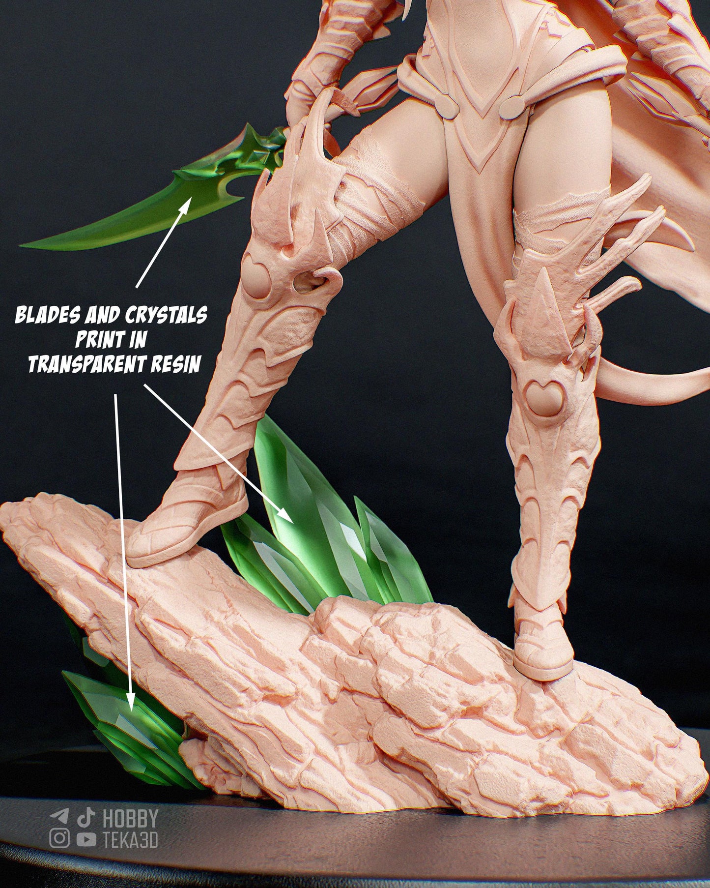 3D Model – Unpainted Resin Figure, Action Figure, inspired by World of Warcraft – Assassin