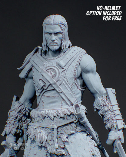 3D Model – Unpainted Resin Figure, Action Figure, inspired by Skyrim – Dragonslayer