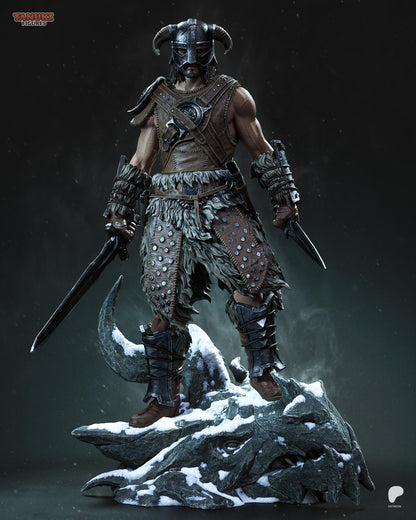 3D Model – Premium Handpainted Figure, Action Figure, inspired by Skyrim – Dragonslayer