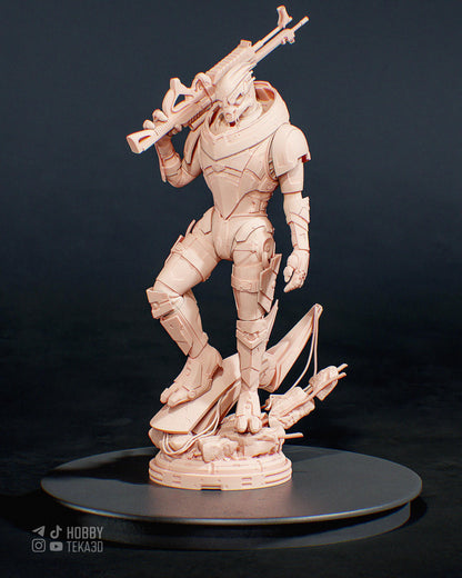 3D Model – Unpainted Resin Figure, Action Figure, inspired by Mass Effect – Sharpshooter