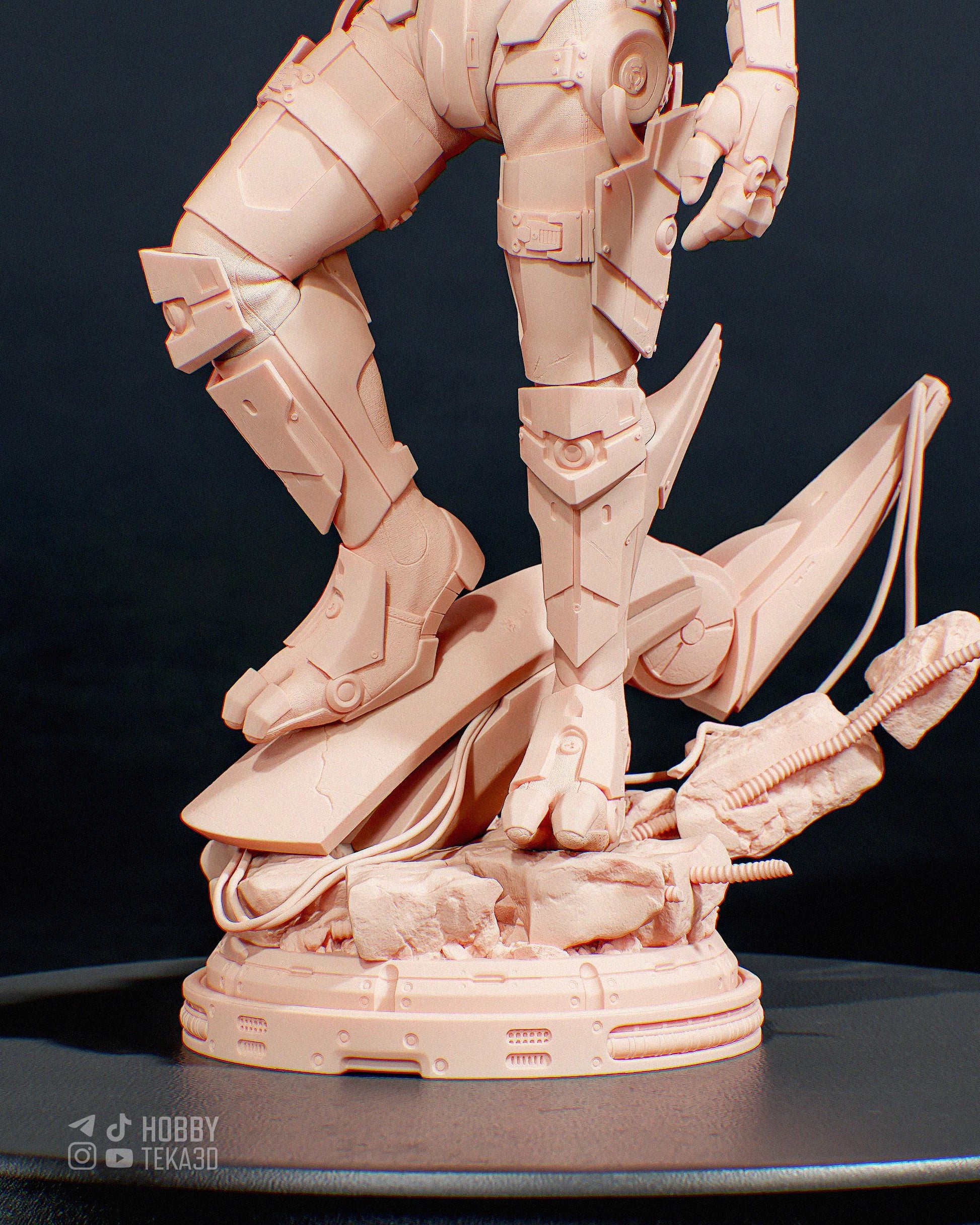 3D Model – Unpainted Resin Figure, Action Figure, inspired by Mass Effect – Sharpshooter