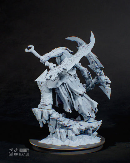 3D Model – DIY Resin Model Kit, Action Figure, inspired by Darksiders II – Harbinger