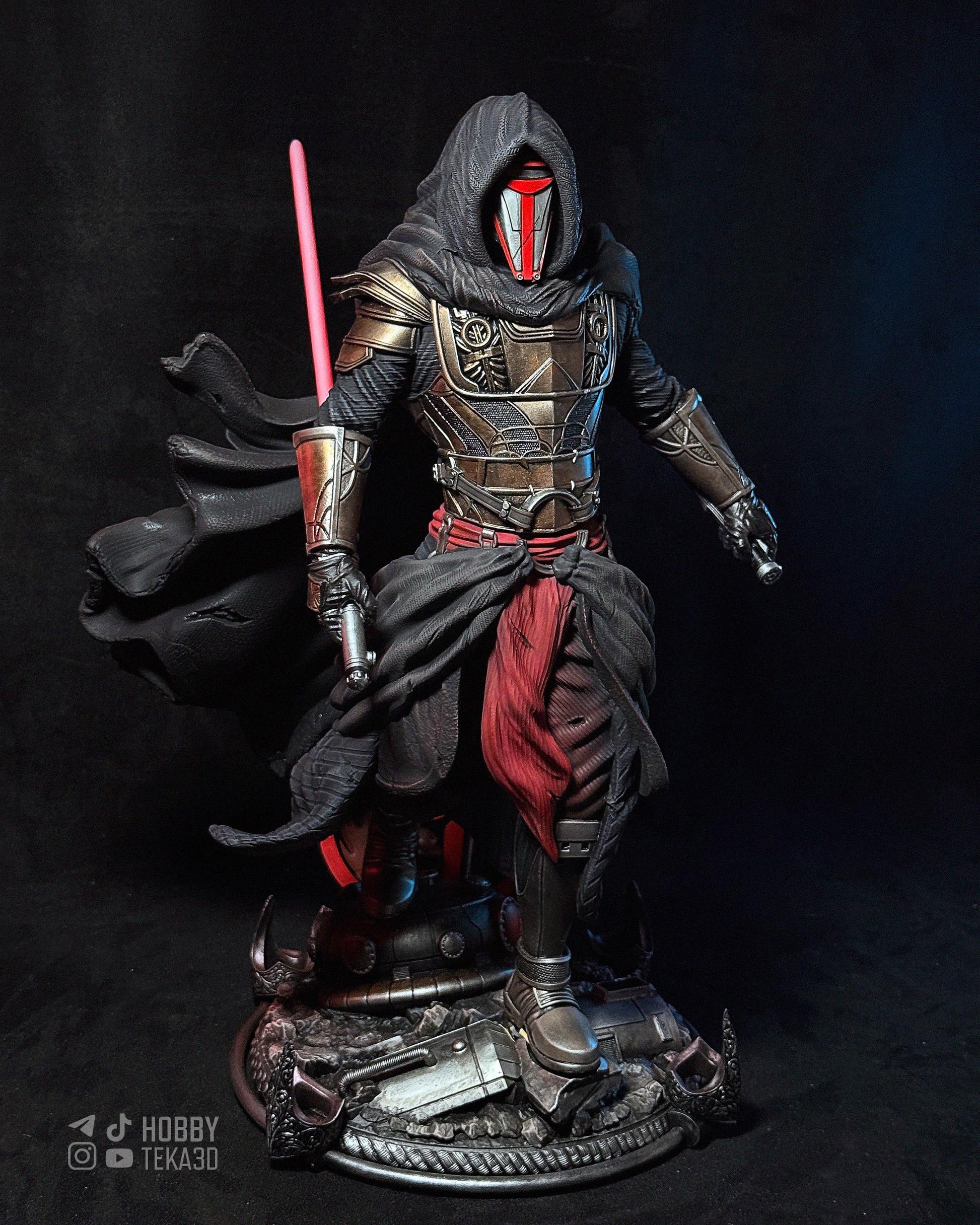 3D Model – Handpainted Resin Figure, Action Figure, inspired by Star Wars – Redeemer