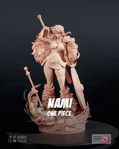 Anime Figure – Unpainted Resin Figure, Action Figure, inspired by One Piece – Navigator