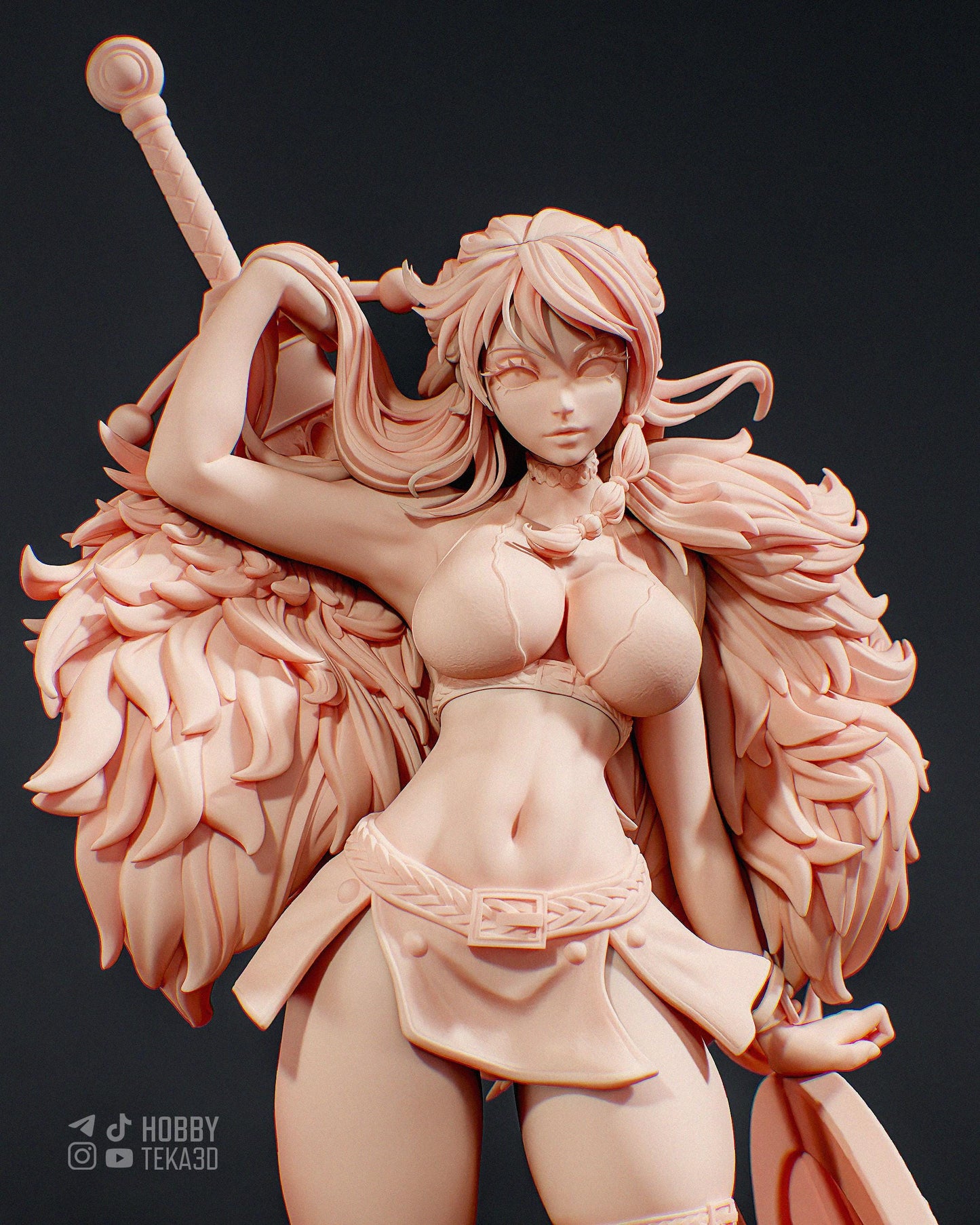 Anime Figure – Unpainted Resin Figure, Action Figure, inspired by One Piece – Navigator